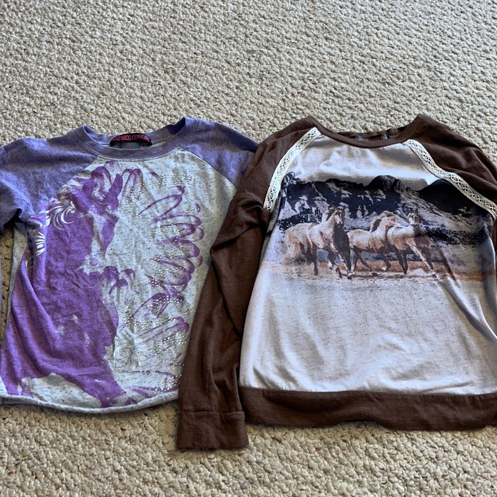 Rock & Roll Cowgirl horse shirts